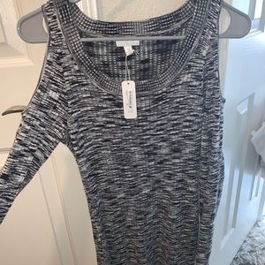 New cold shoulder dress